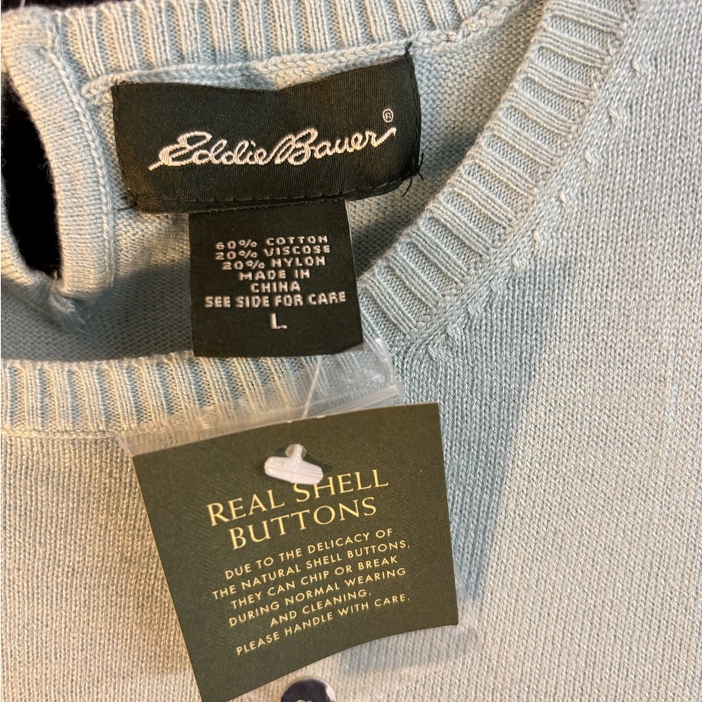 Eddie Bauer Light Blue Tank Top - Picture 2 of 5